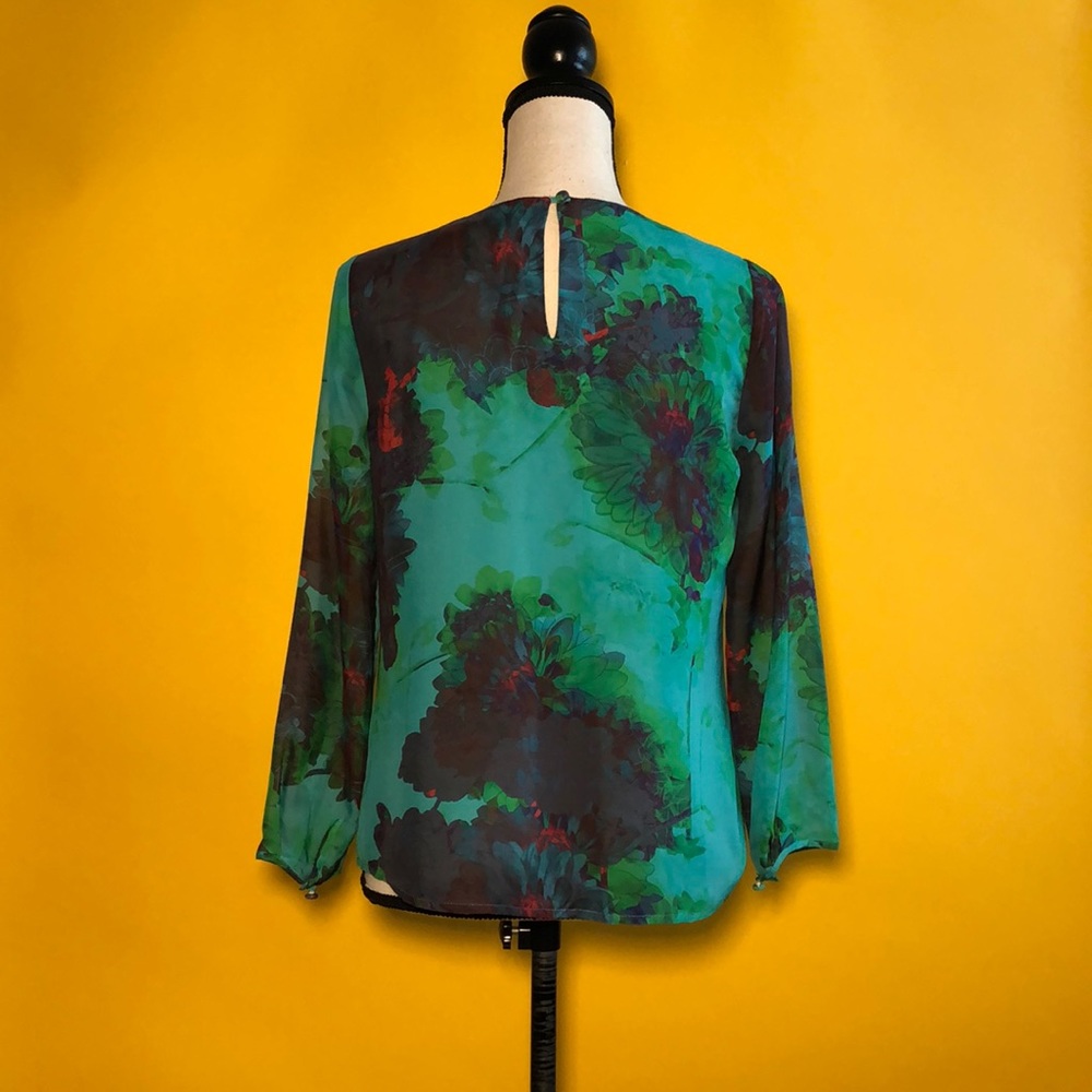 J.CREW silk long sleeve blouse - Picture 3 of 8
